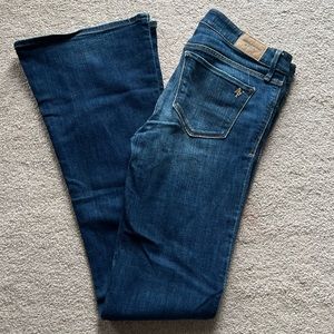 Abercrombie Flare Bell Bottoms Dark Wash Jeans 28